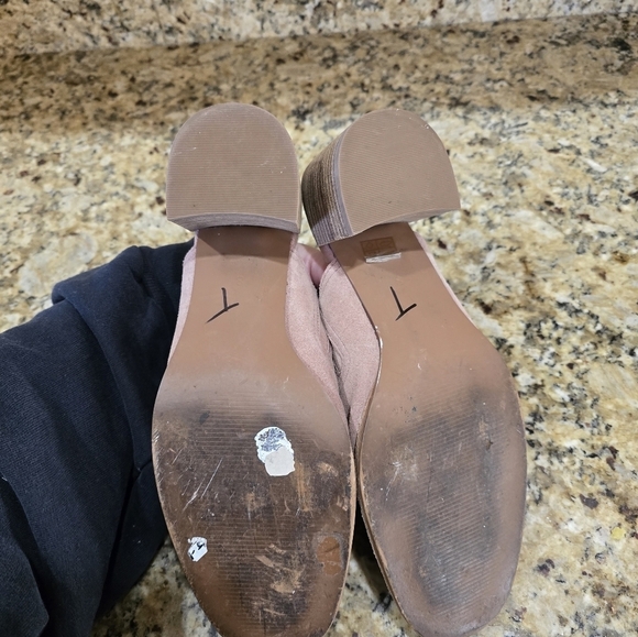 Madewell The Carey Mule In Faded Mauve Suede Size 8 Clogs - Picture 7 of 8